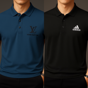 China Polo T-shirt - Sea Green+Black